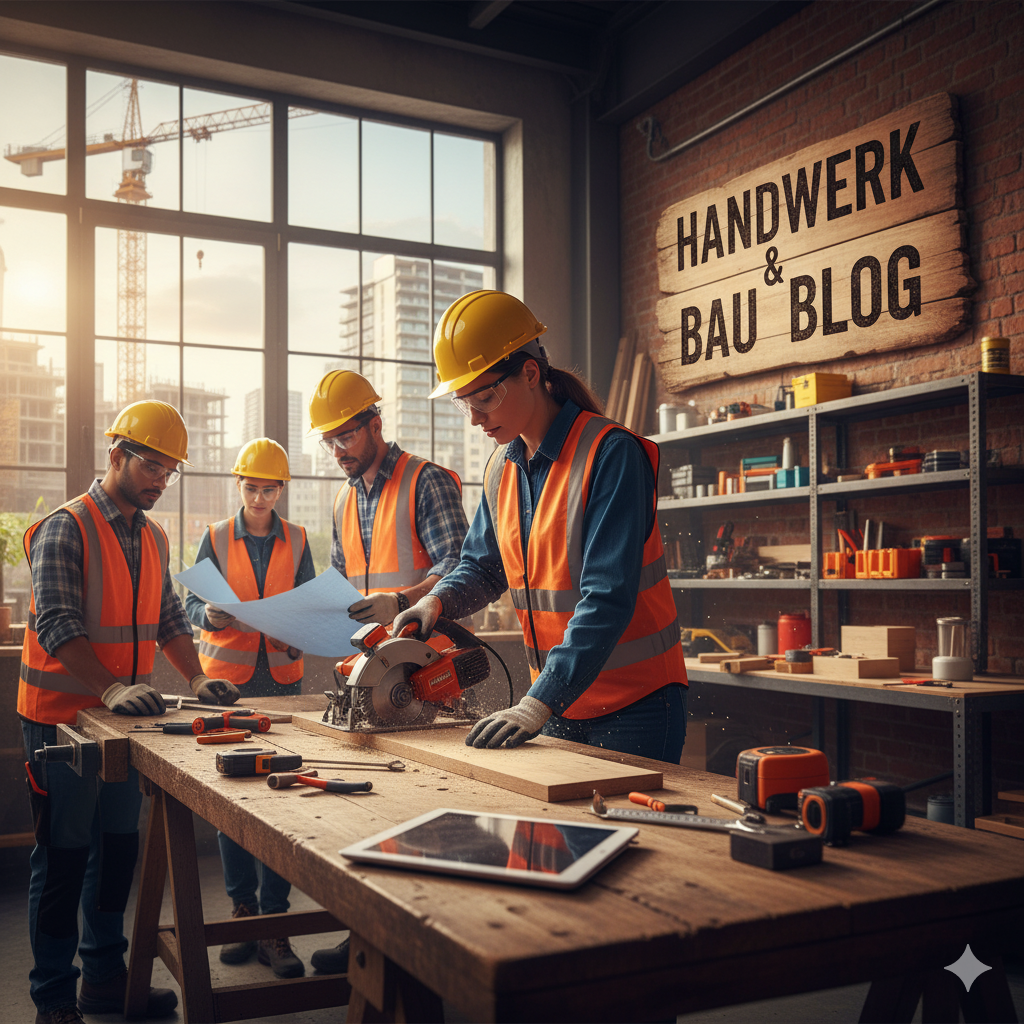 Handwerker bei der Arbeit